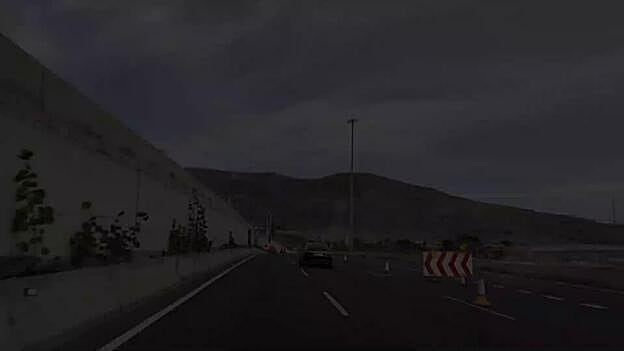 Abierto el segundo carril de la GC-1 tras el derrumbe