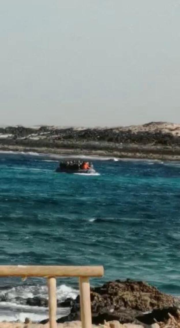 Llega una patera en La Graciosa