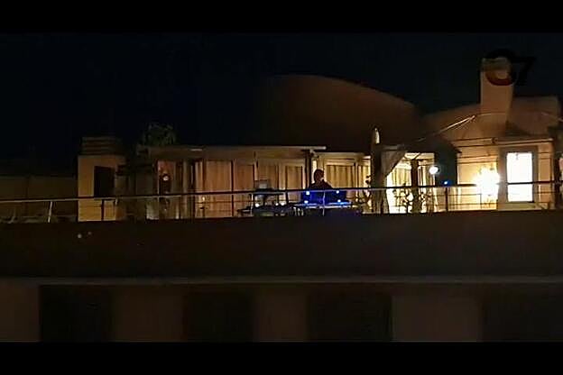 Guateque en los balcones