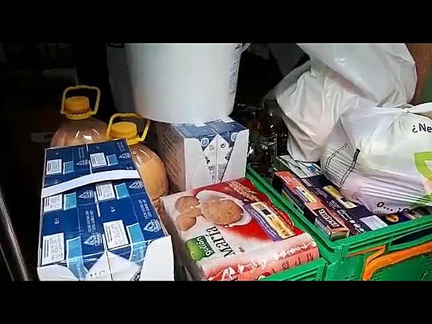 Reparto de alimentos con cita previa