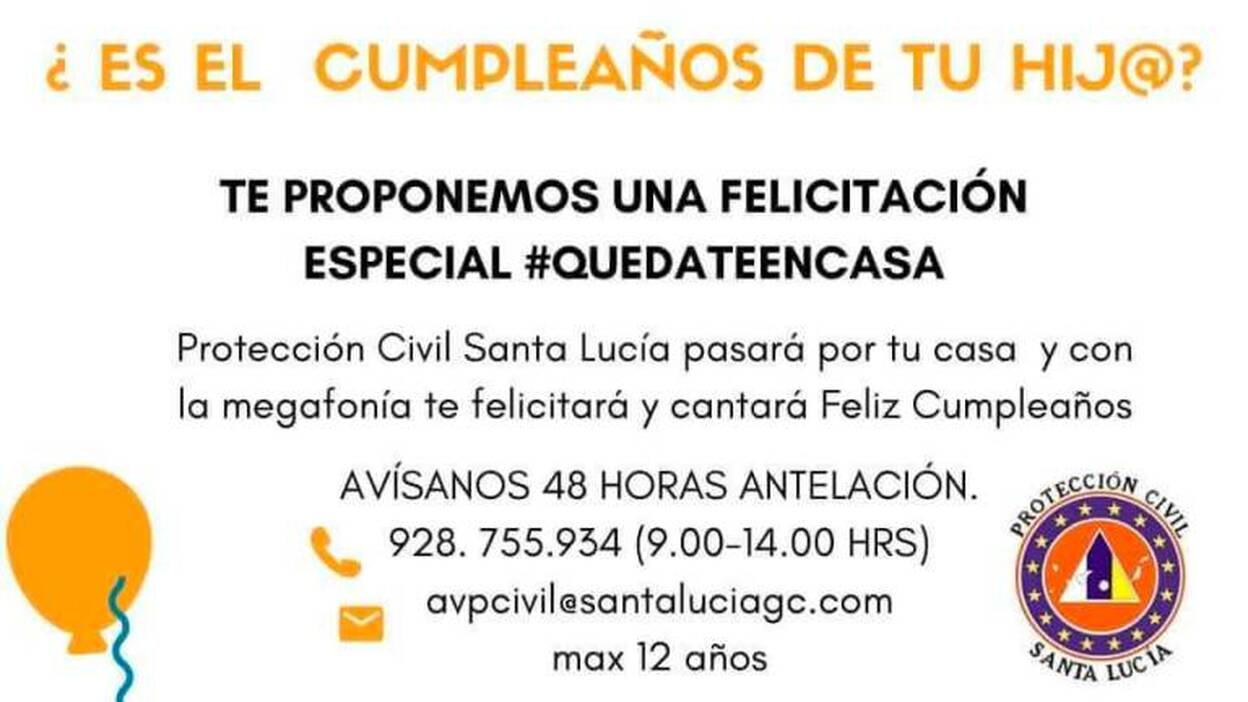 Protección Civil felicita a los niños de Santa Lucía