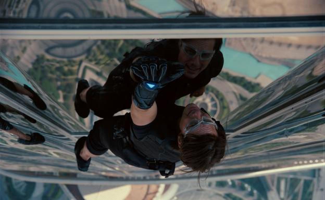 Tom Cruise, en 'Misión imposible: protocolo fantasma'.