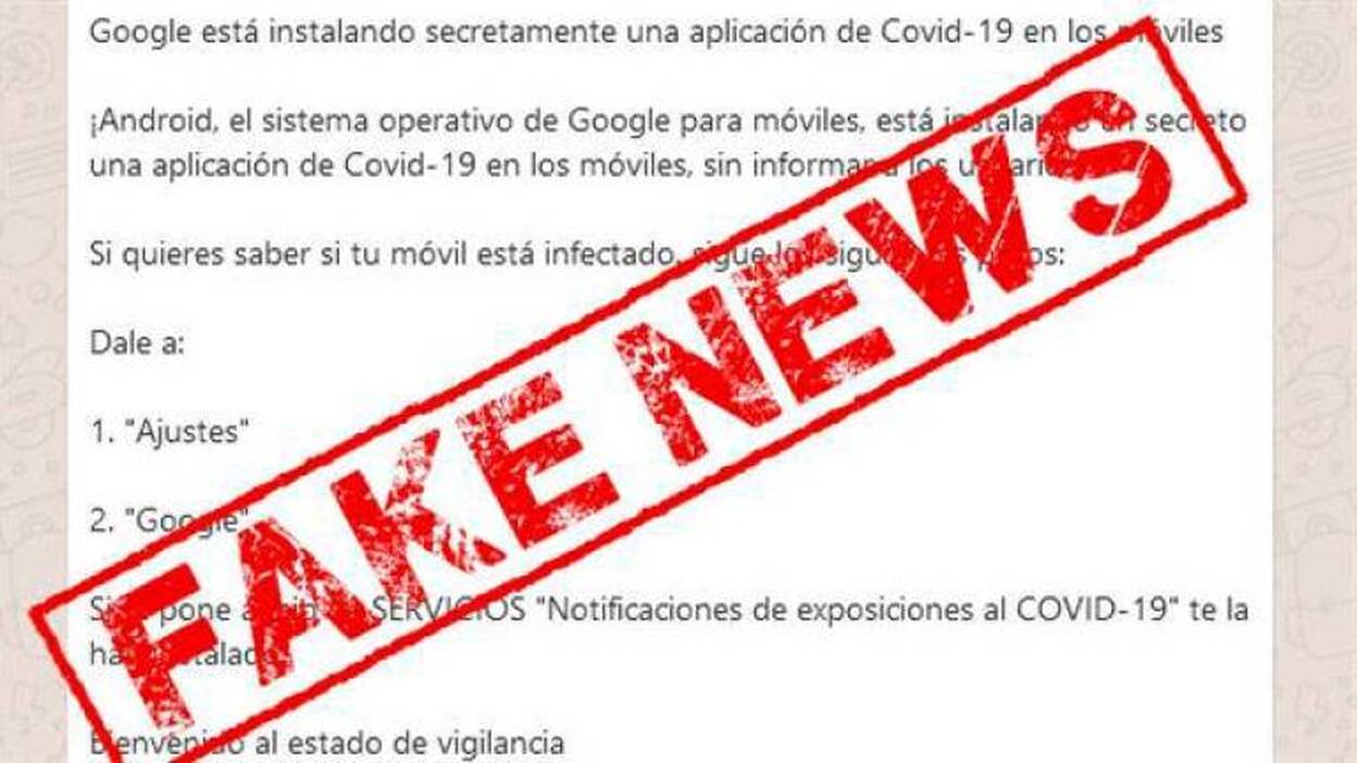 El bulo de la app secreta de la Covid-19