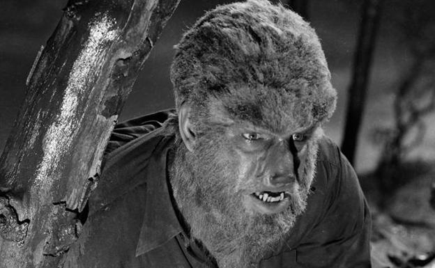 Lon Chaney como el Hombre Lobo en el clásico de la Universal de 1941.