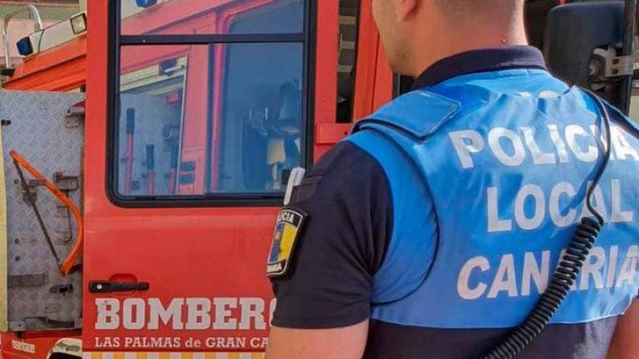 Afectada una anciana en el incendio de su cocina