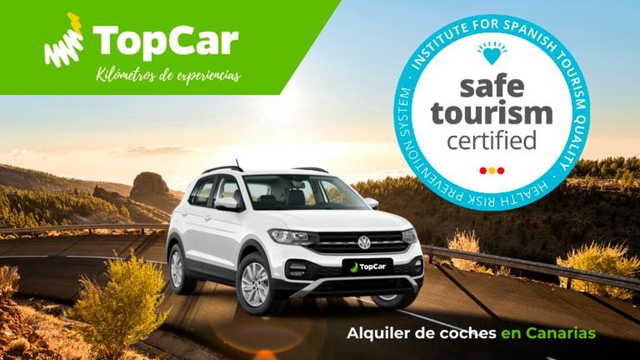 TopCar se convierte en el primer rent a car de España en obtener el sello Safe Tourism Certified otorgado por el ICTE