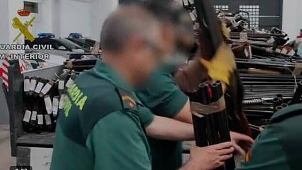La Guardia Civil destruyó 2590 armas en Las Palmas en 2019