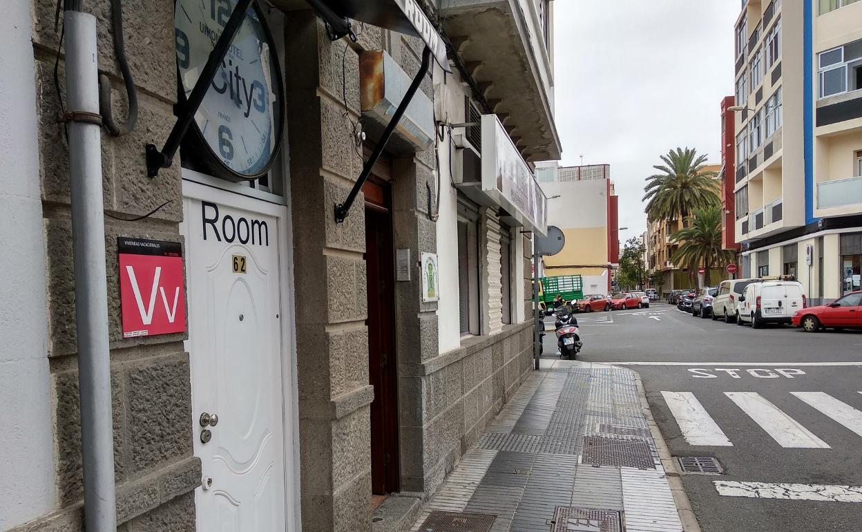 Imagen de archivo de una vivienda vacacional en la capital grancanaria. 