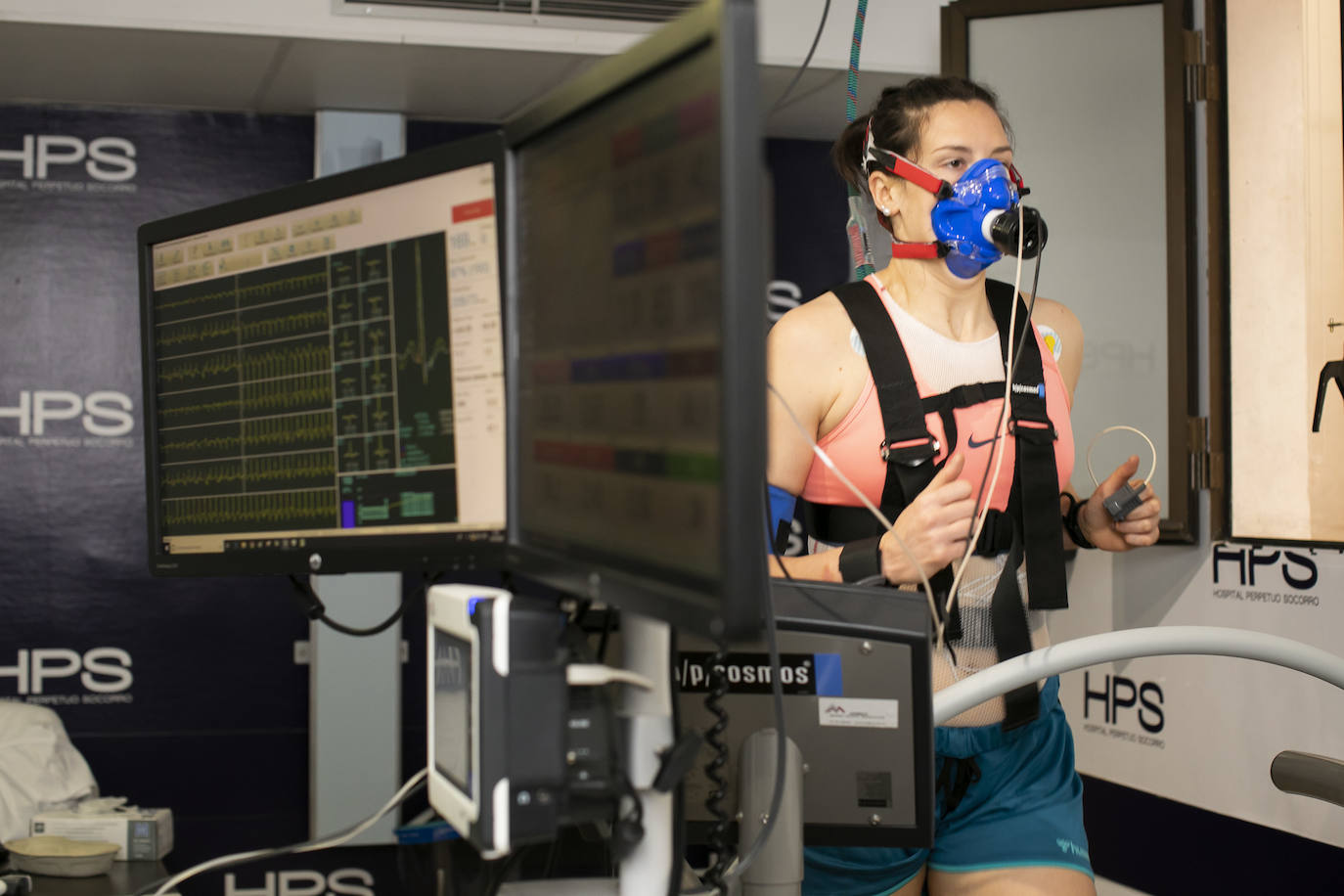 Iara Grosso en el reconocimiento médico en HPS