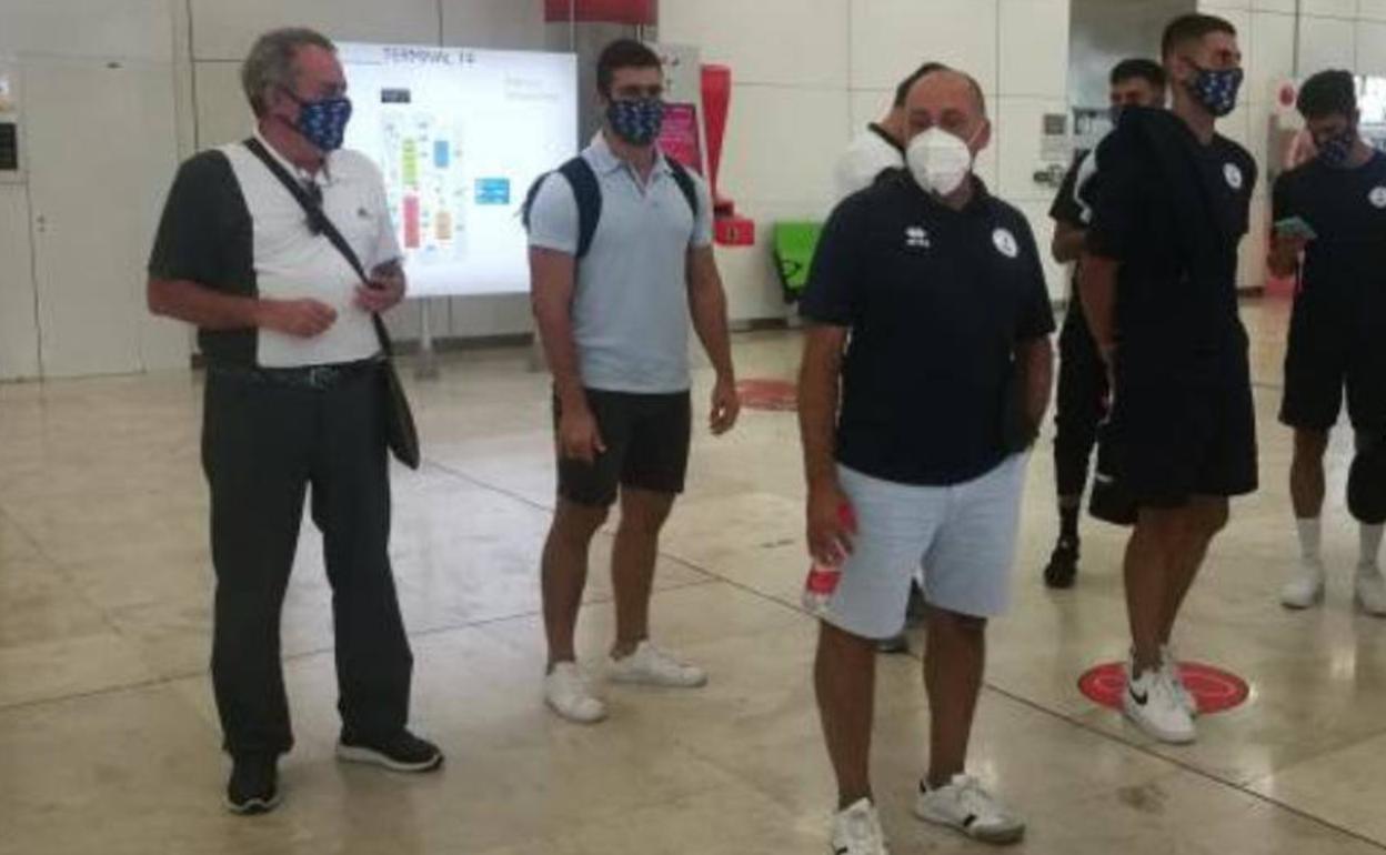 Imagen de los jugadores del Marino. 