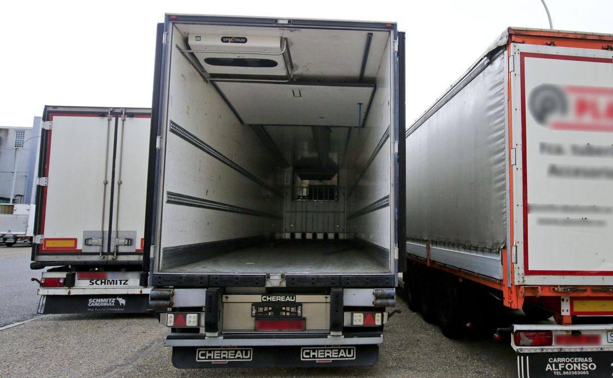 Imagen de archIvo que no se corresponde con el camión inmovilizado. 