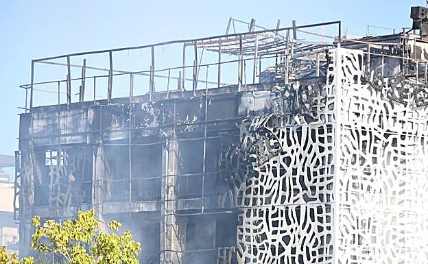 Estado en el que ha quedado el hotel. 