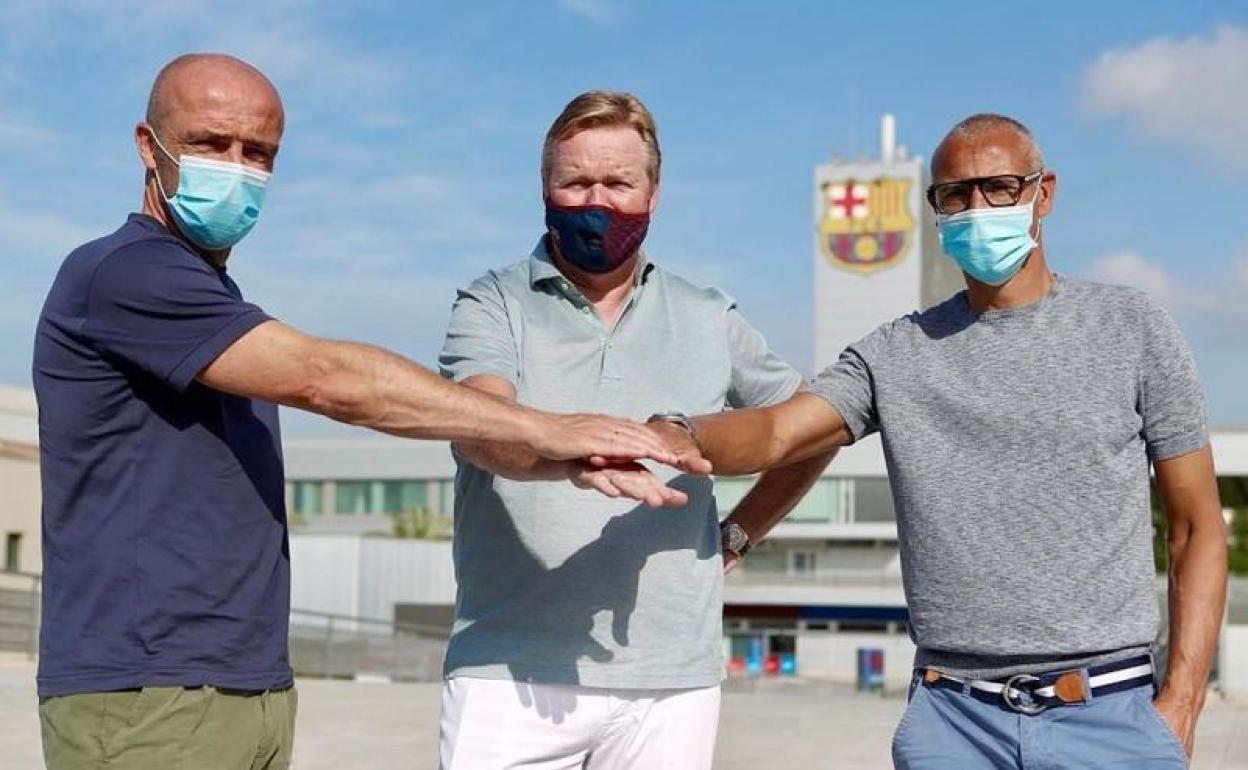 Aldred Schreuder, Ronald Koeman y Henrik Larsson. 