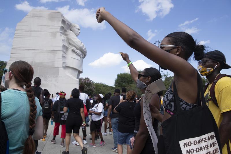 Fotos: La marcha contra el racismo en Washington, en imágenes