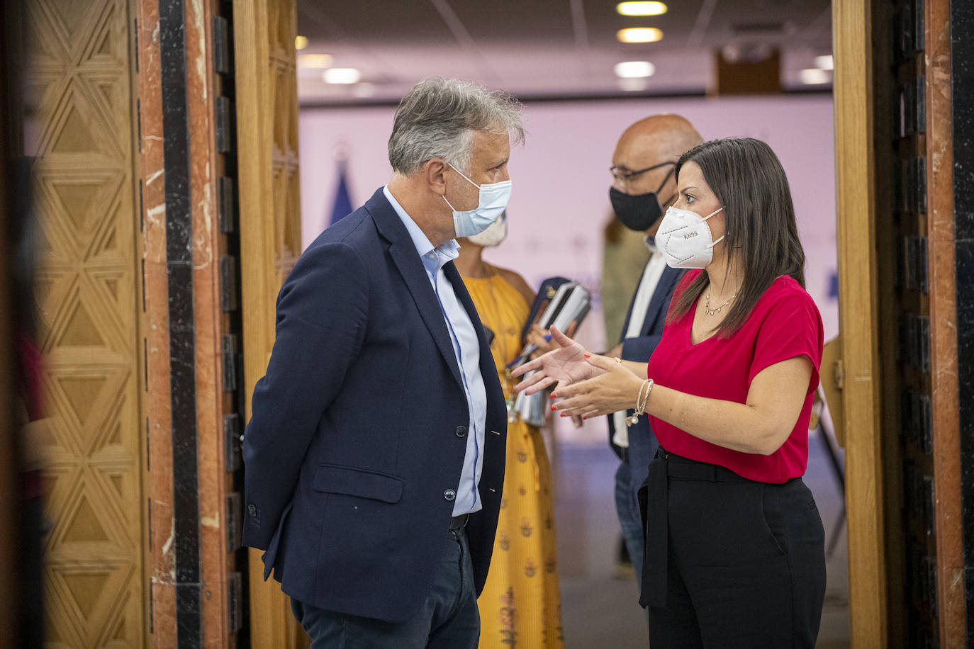 Reunión mantenida este lunes
