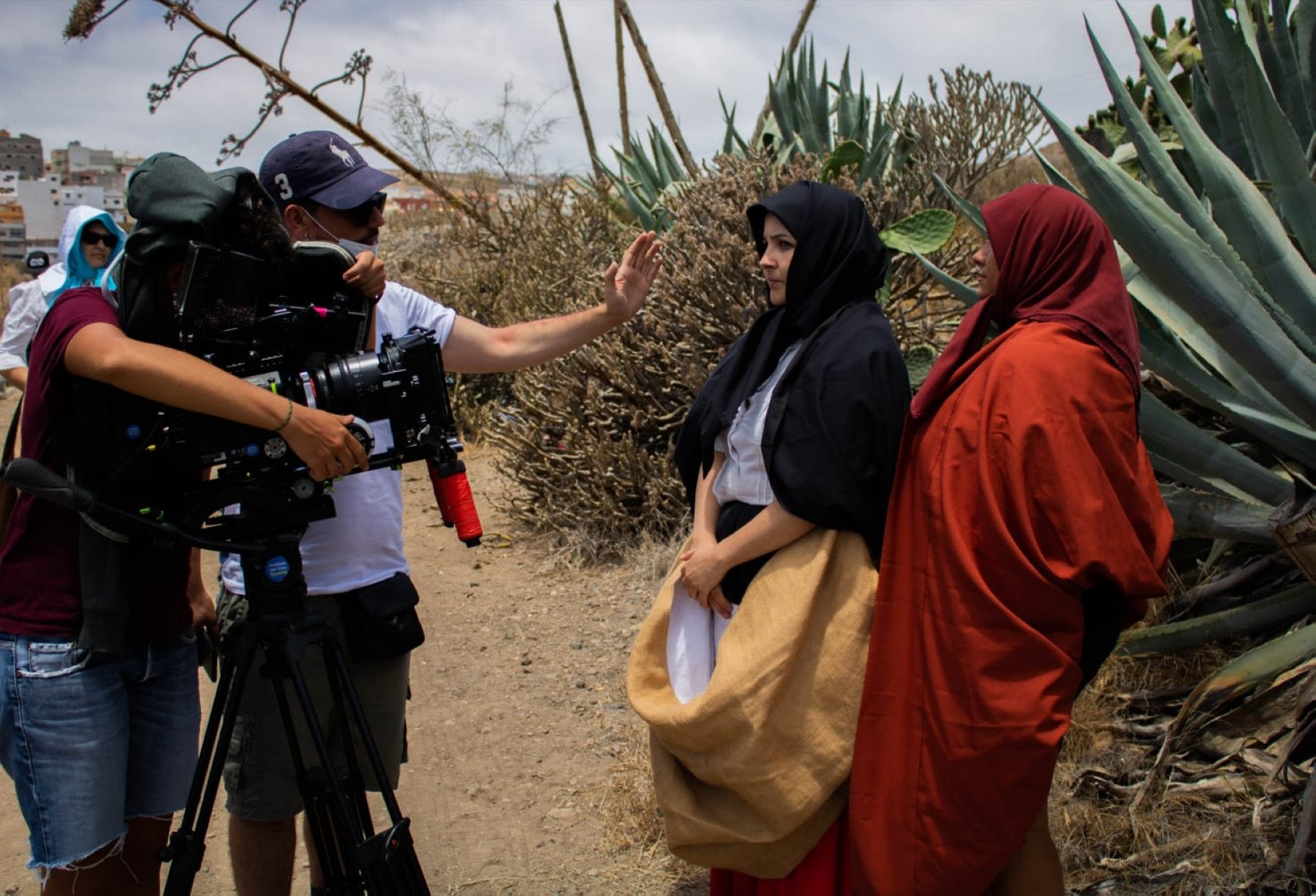 Un momeno del rodaje del documental.