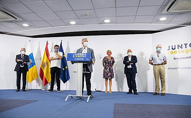 Firma de la propuesta del Consejo Canario de Relaciones Laborales para los Ertes 