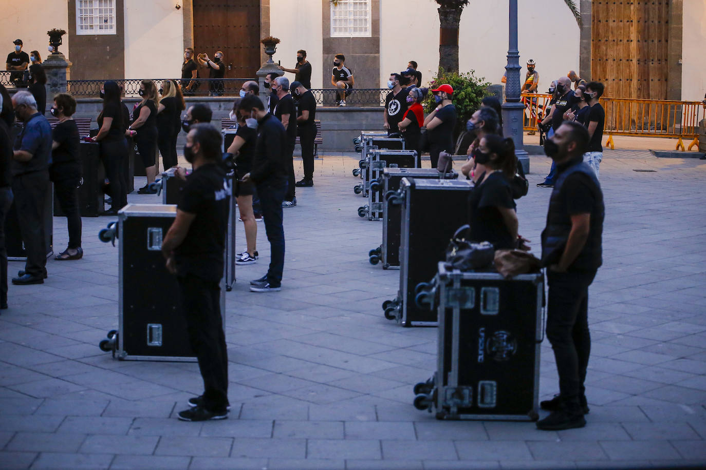 Asistentes a la movilización. 