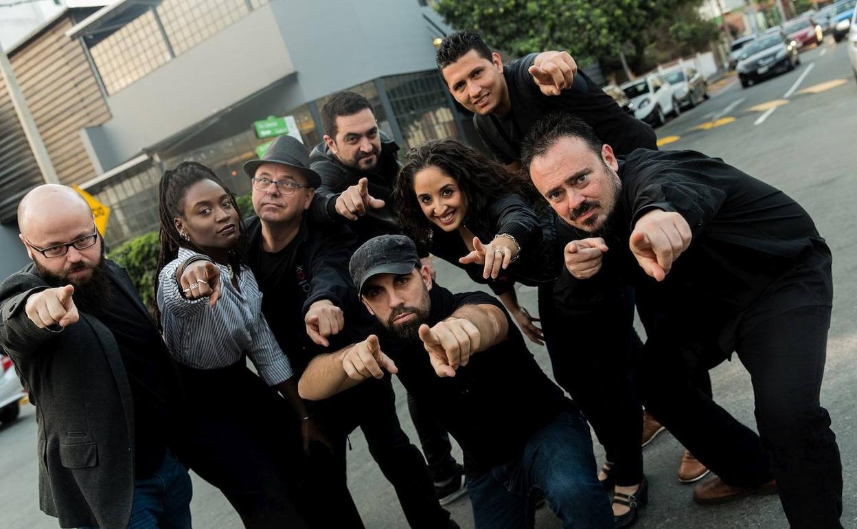 Los integrantes de Patàx. 