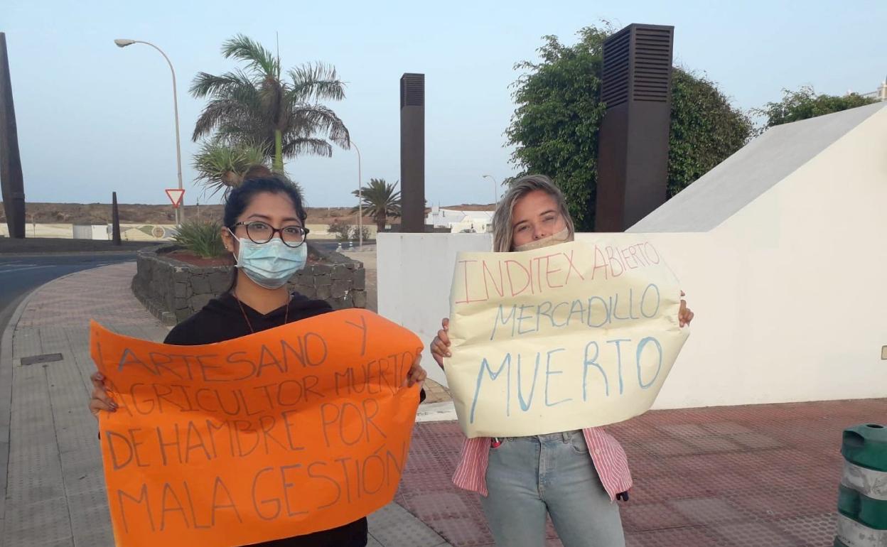 Encadenado en favor de los mercadillos