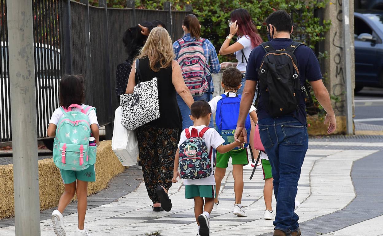 Inmediaciones de un centro educativo en Gran Canaria. 