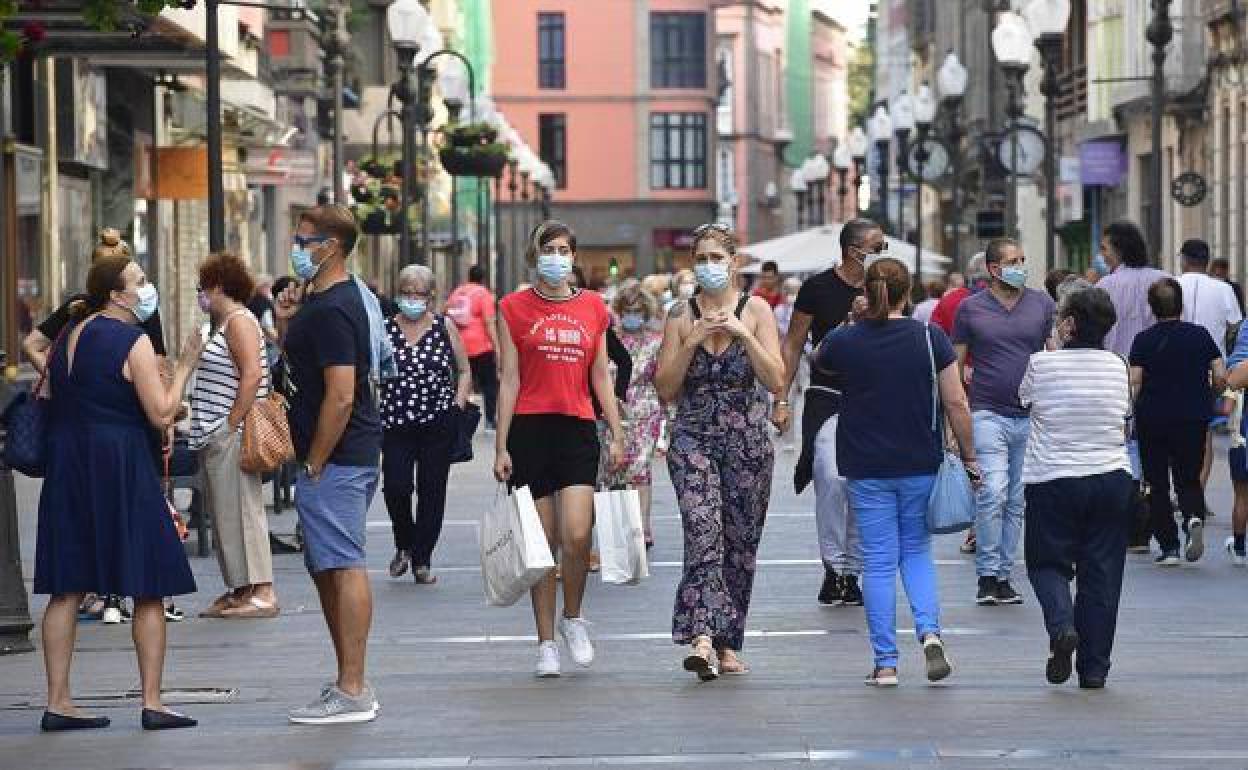 Imagen de archivo de la calle de Triana, en Las Palmas de Gran Canaria. 