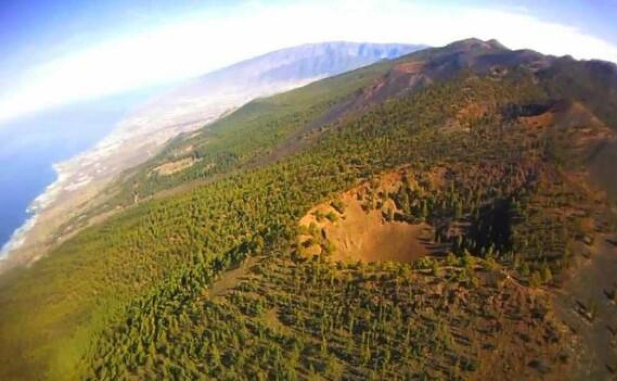 Imagen de Cumbre Vieja, en La Palma. 