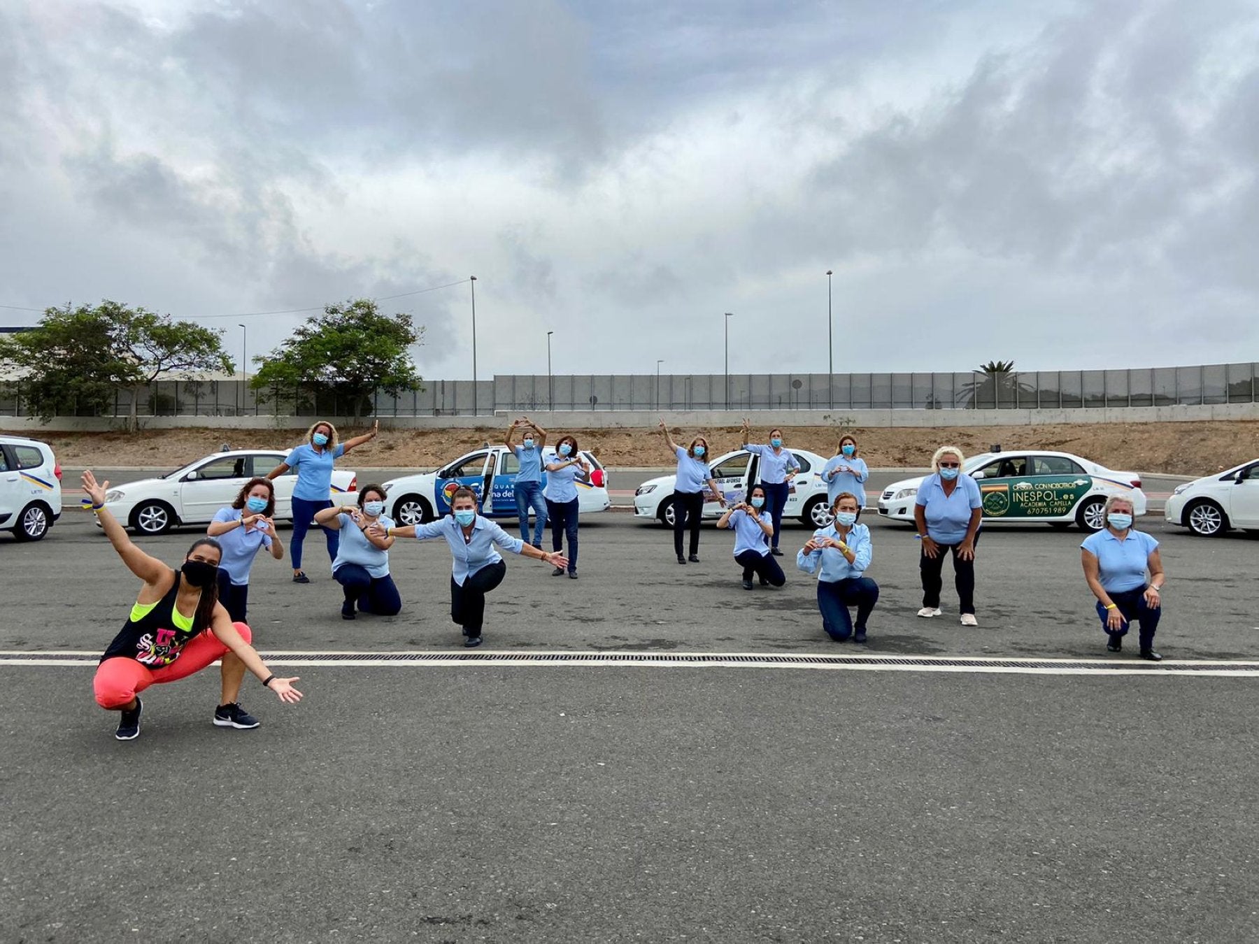 Imagen de las participantes en el vídeo. 