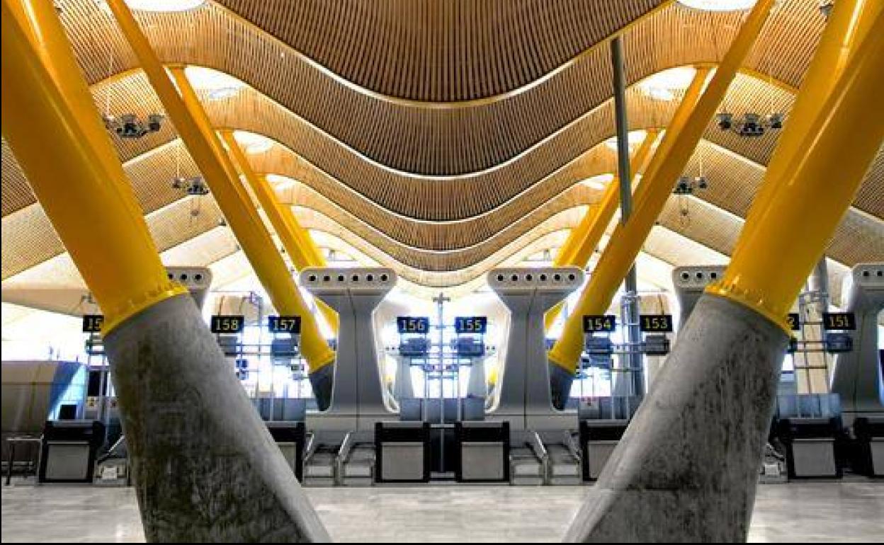 Aeropuerto de Barajas (Madrid). 