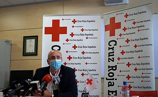 Imagen de Antonio Rico, presidente de Cruz Roja en Canarias. 