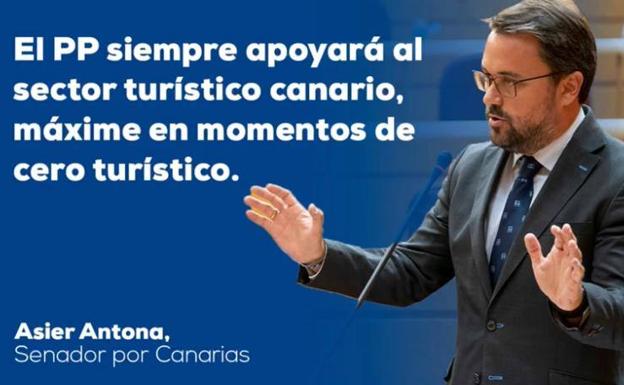 Antona reclama al Gobierno central más apoyo al sector turístico
