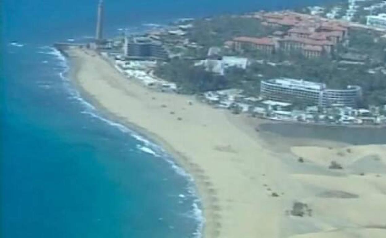 Imagen de la zona turística de Maspalomas, en Gran Canaria. 