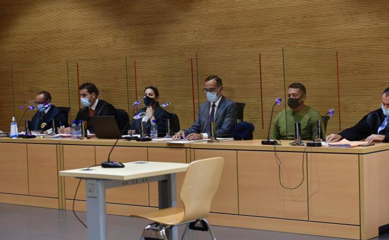 Imagen de una de las jornadas del juicio de El Chupa. 