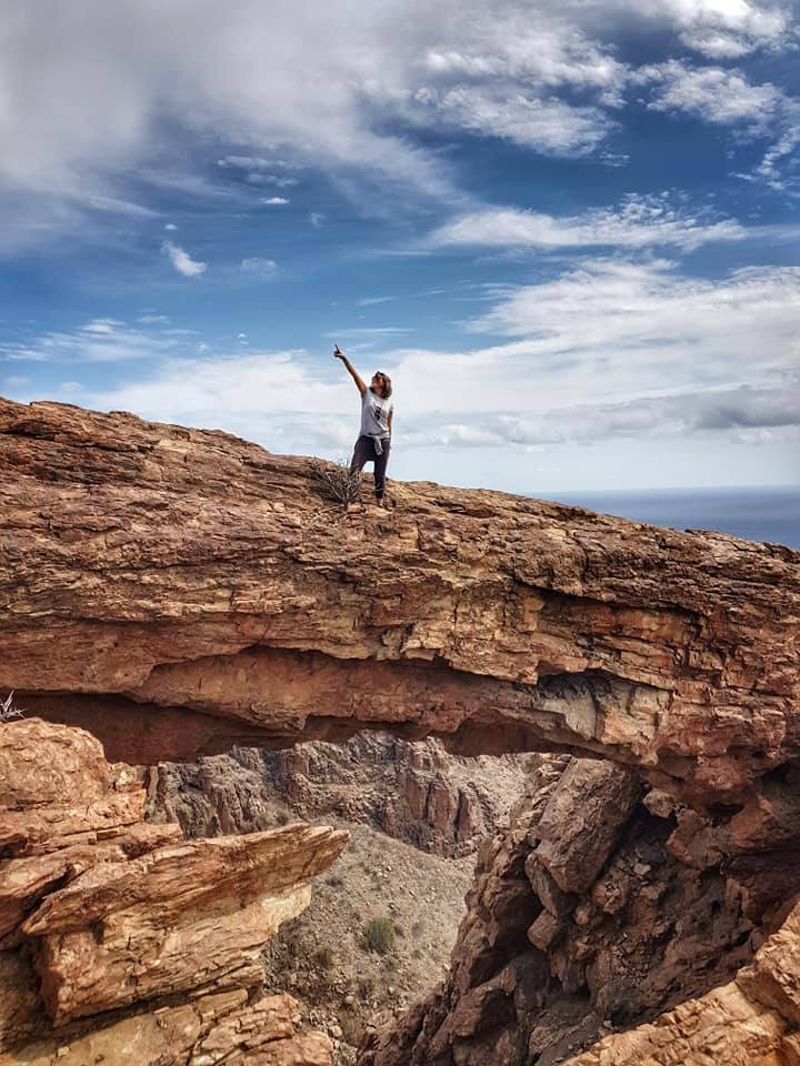 Imágenes del paisaje de la caminata. 