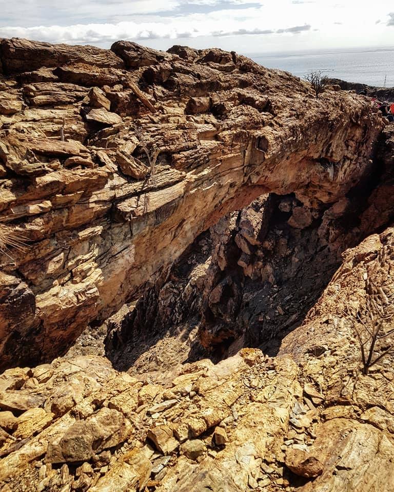 Imágenes del paisaje de la caminata. 