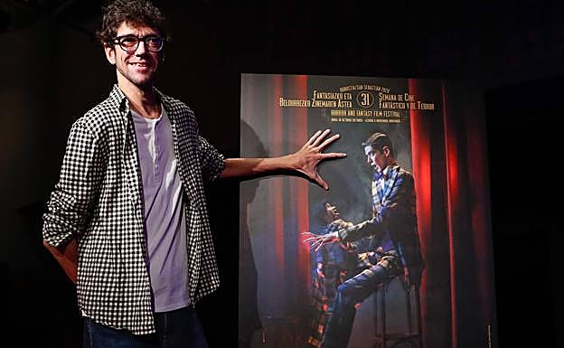 Javier Botet fue el protagonista del cartel de la 31 Semana de Cine Fantástico y de Terror.