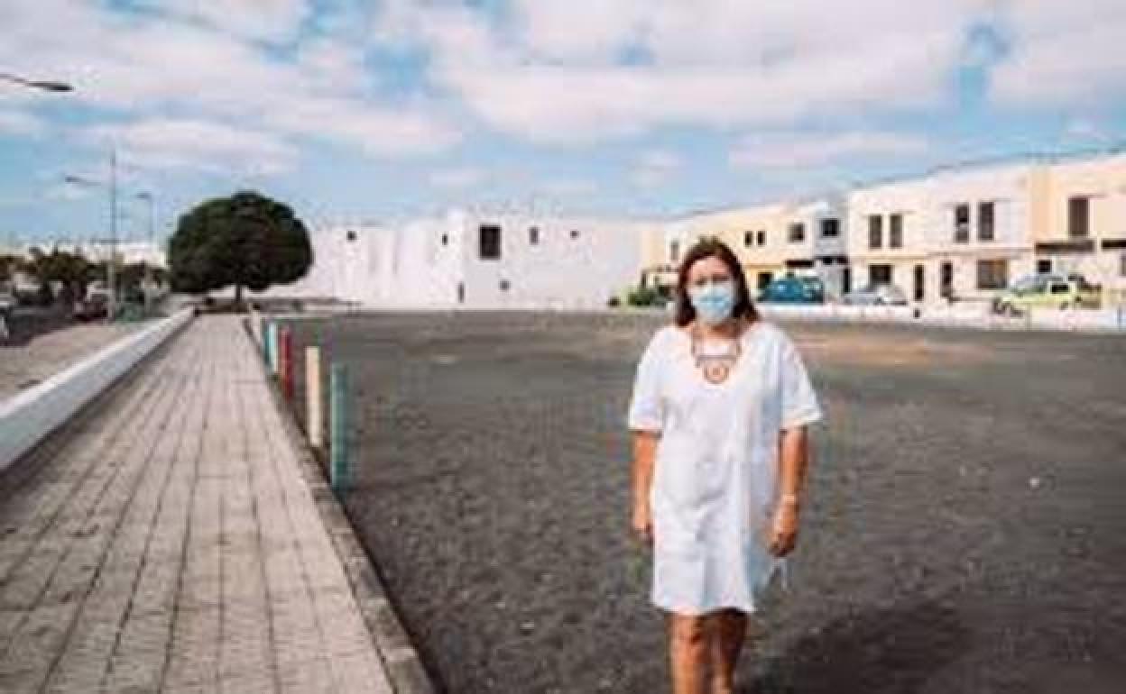 Ástrid Pérez, alcaldesa. 