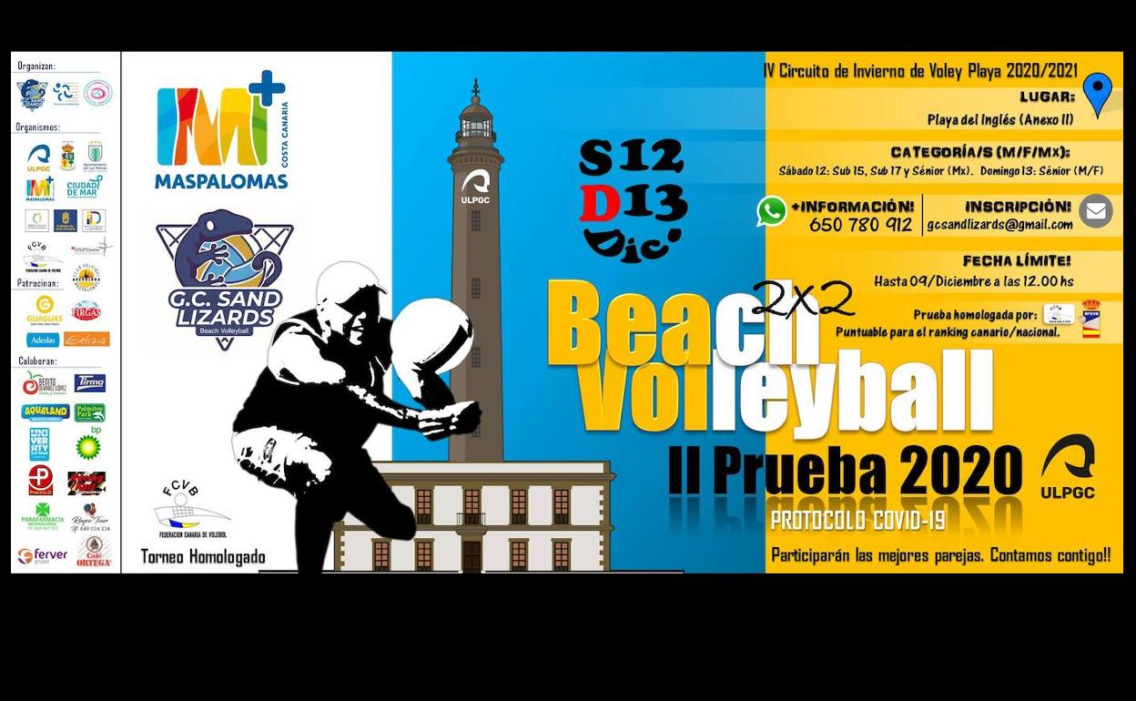 Cartel anunciador de la prueba. 