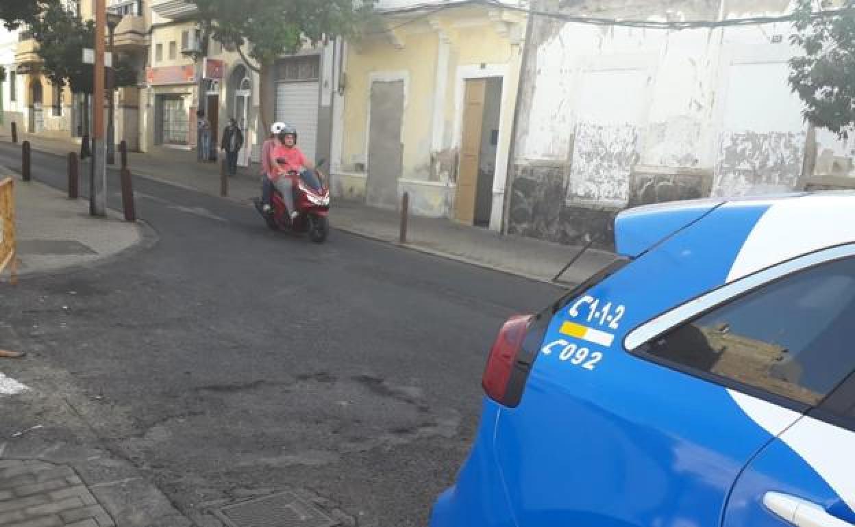 Casa polémica, ayer. 