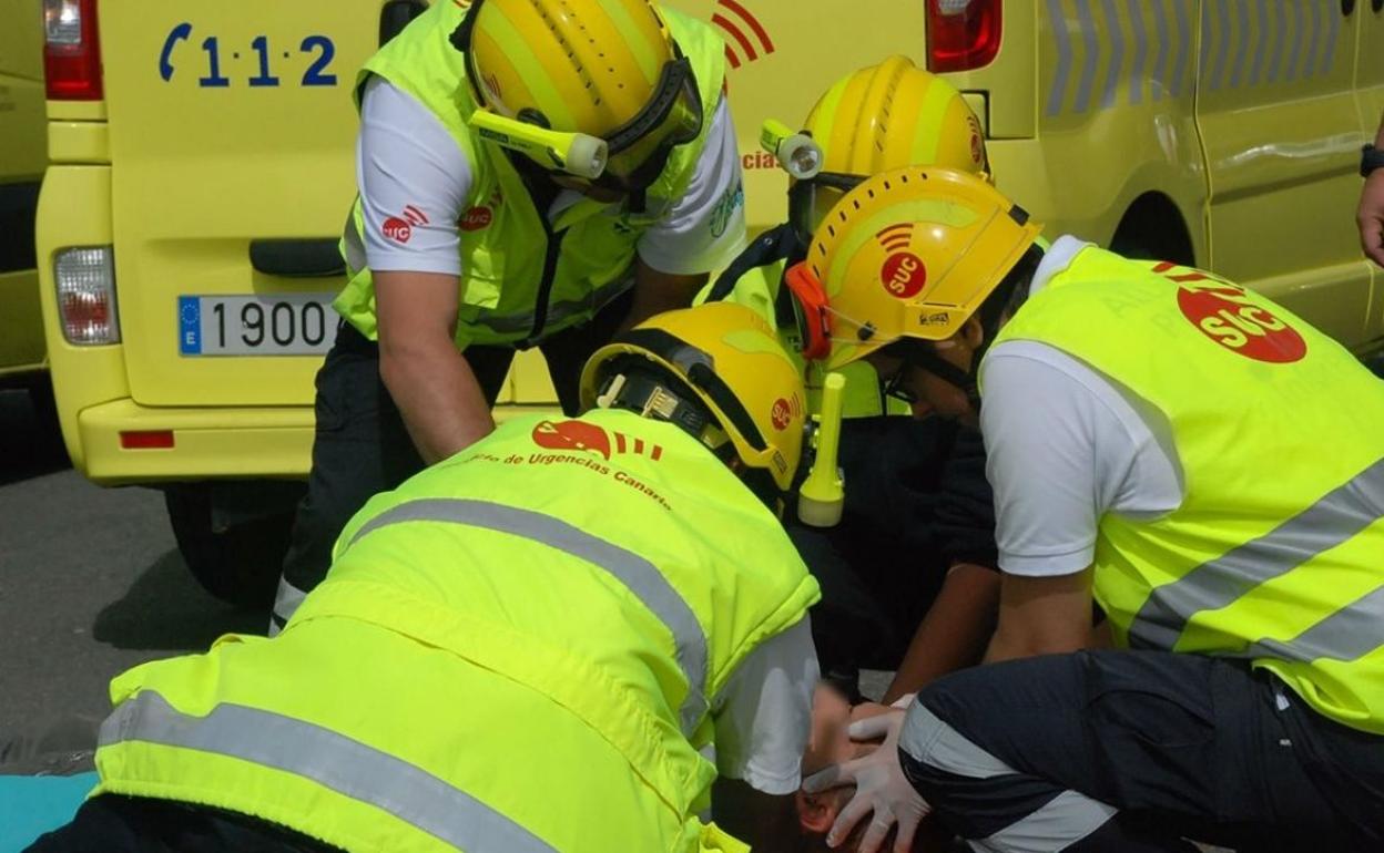 Fallece un motorista al colisionar con un turismo en Granadilla de Abona