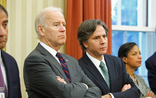 Biden y Blinken, en una imagen de archivo de 2013 en la Casa Blanca.