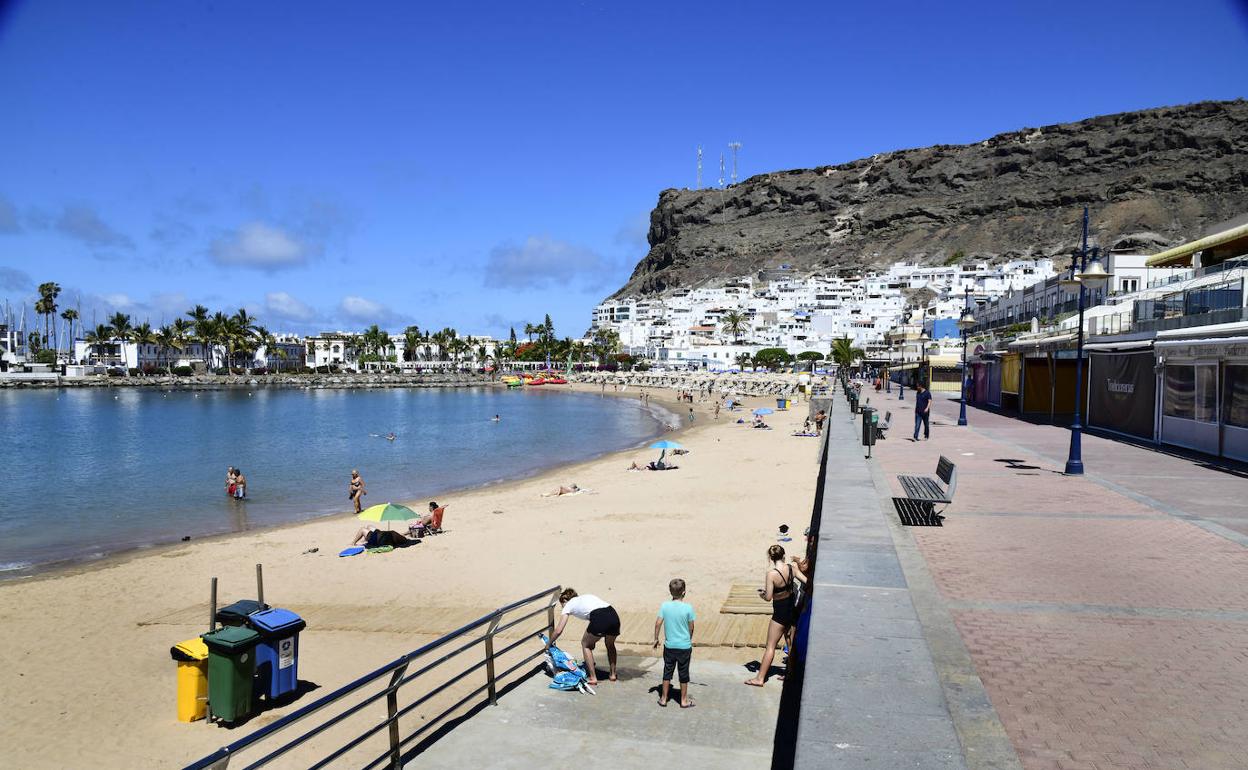 La playa de Mogán
