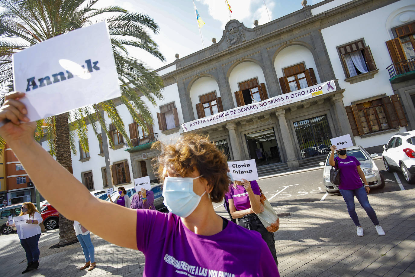 Fotos: Acto por el Día Internacional contra la Violencia Machista