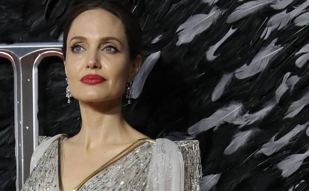 Angelina Jolie, en una premiere.