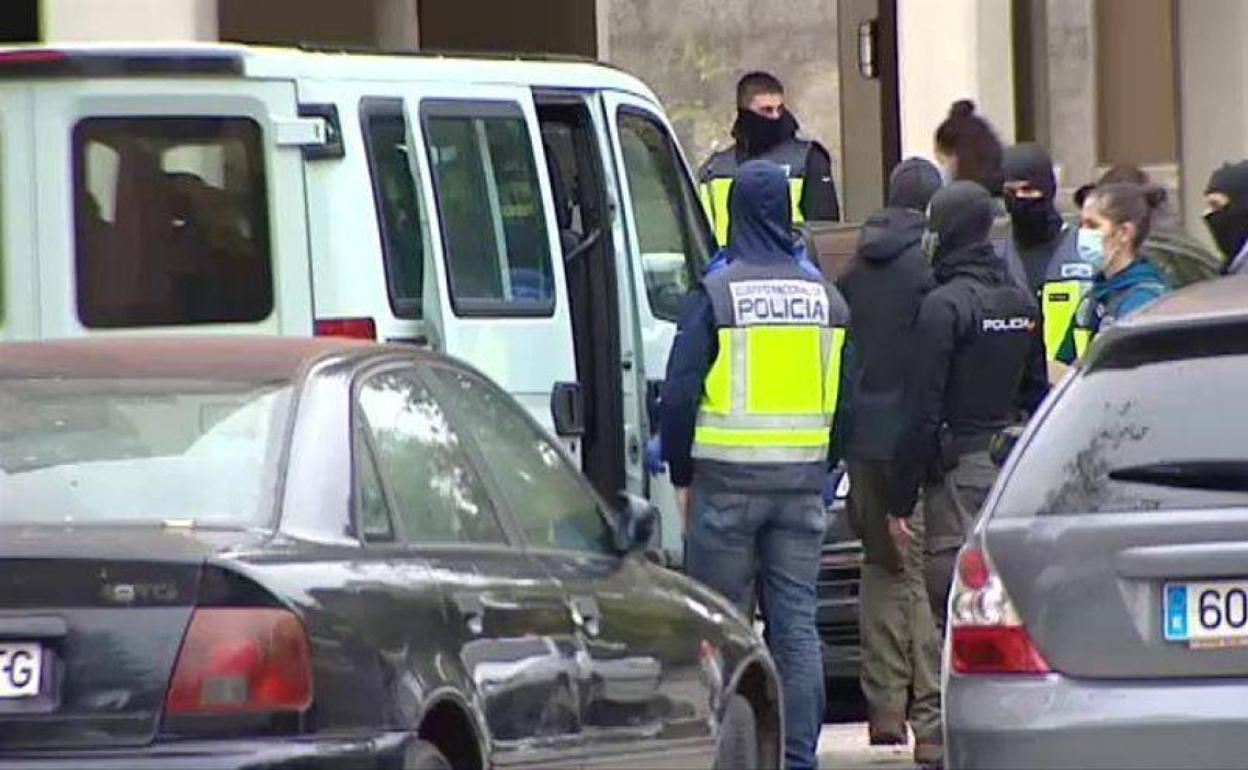 Imagen de archivo de una operación de la Policía Nacional. 