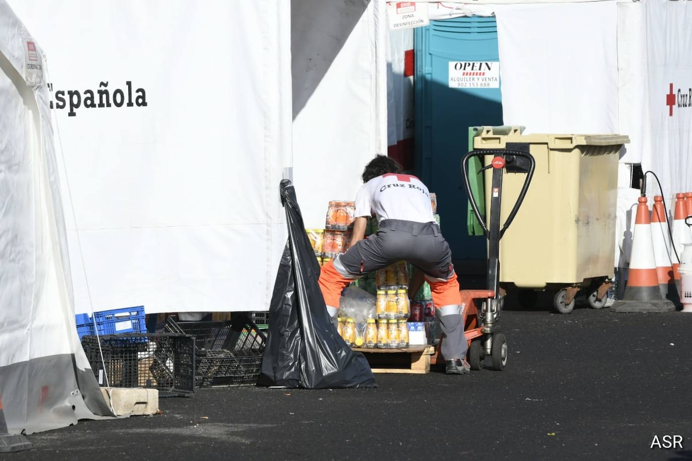 Fotos: Desmantelan el campamento de Arguineguín