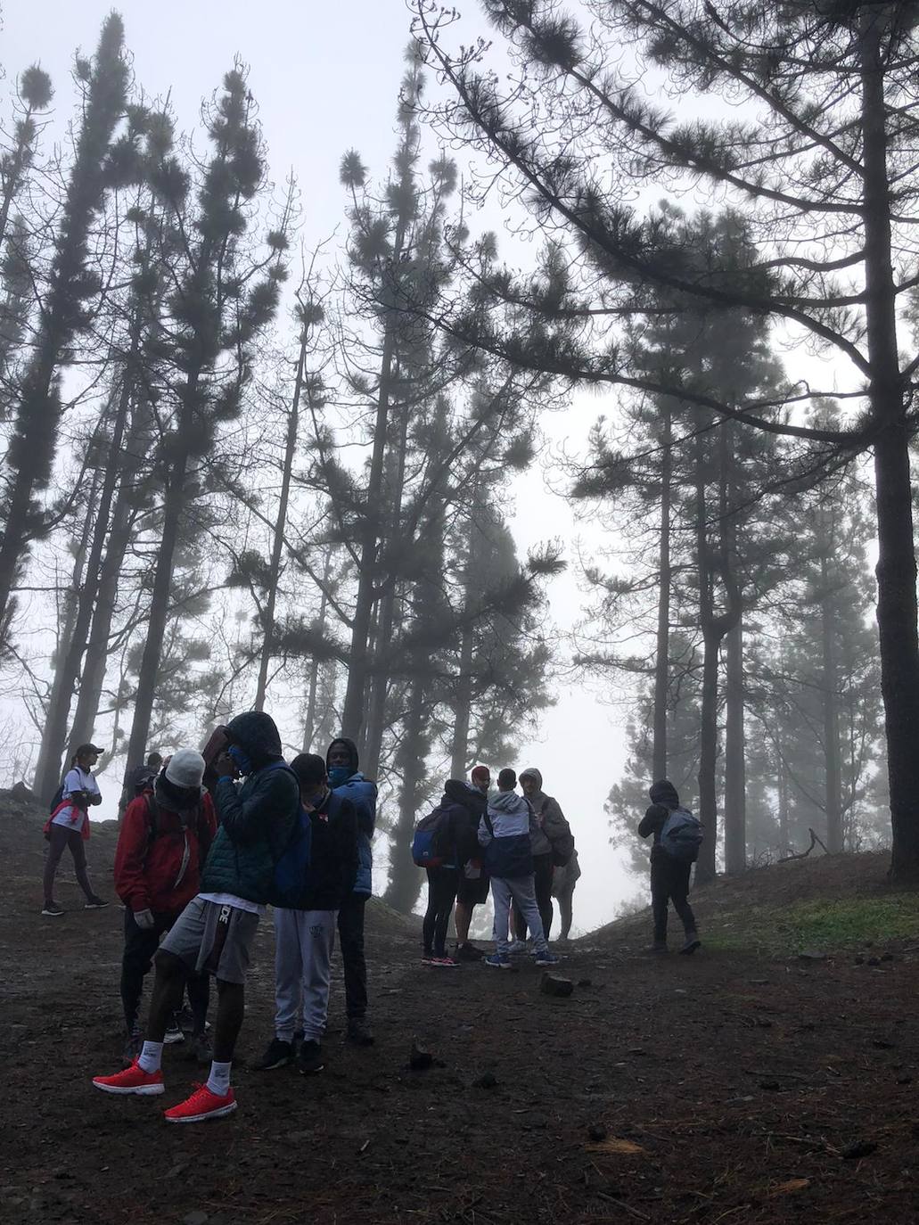 Fotos: Camino de Los Valores llega a su fin entre niebla y lluvia