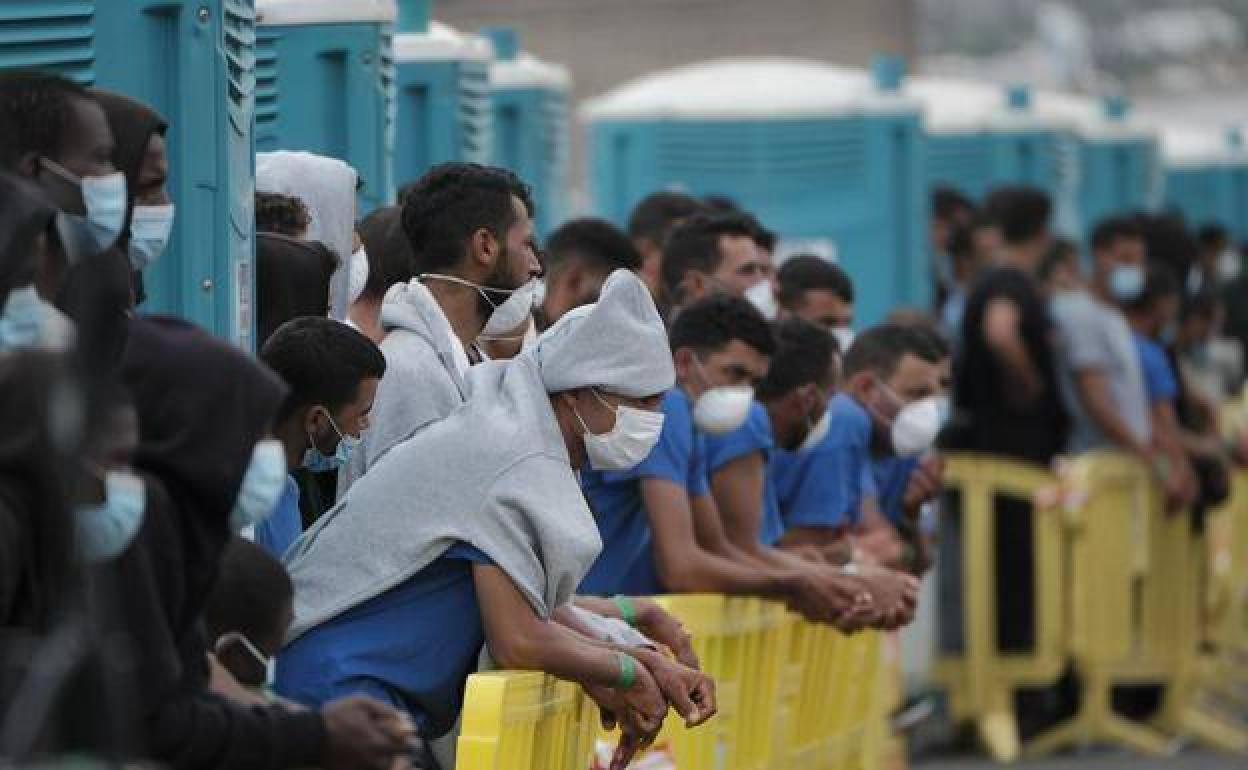 Imagen de archivo del muelle de Arguineguín. 