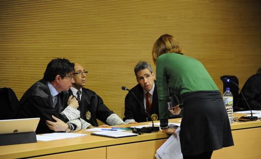 Imagen de los magistrados de la Sección Primera. 