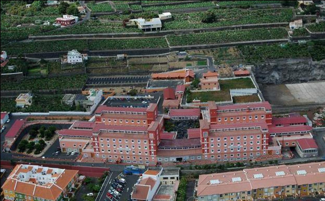 Imagen de la residencia de mayores Santa Rita, en el Puerto del la Cruz (Tenerife). 